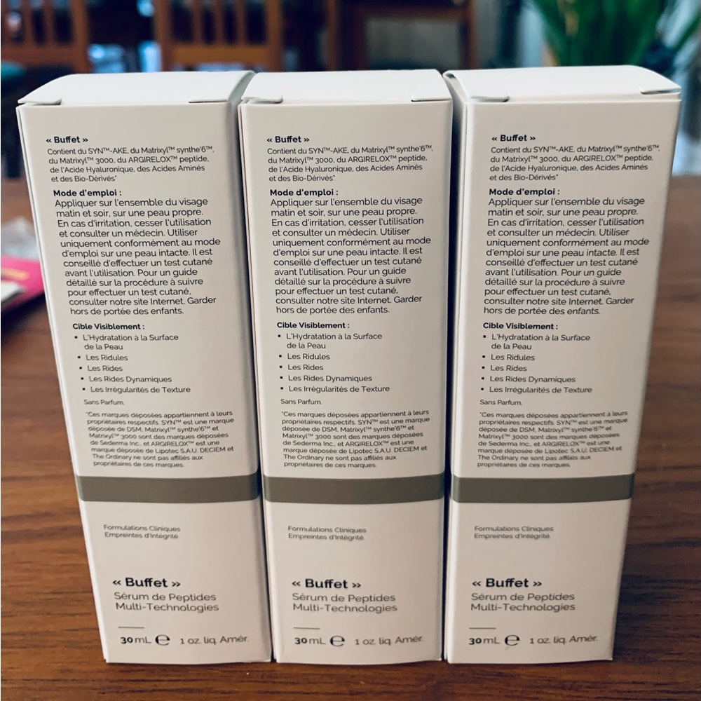 10x THE ORDINARY BUFFET SERUM - 30ML EA.- PEPTIDE SERUM - SKINCARE ANTI-AGING - Picture 3 of 10
